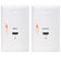 Atlona Technologies Atlona HDMI Long Distance Wall Plate Extenders Over Cat5/6 (1080P Up to 100' with Cat6), 3D Support, White: Picture 3 thumbnail