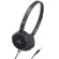Audio-Technica ATH-ES55BK On-Ear Headphones with Large-diameter 40mm Drivers and Luxurious Earpads, Black: Picture 2 thumbnail
