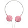 Audio-Technica ATH-ON3W 30mm Portable Headphone for Women, Pink: Picture 2 thumbnail