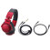 Audio-Technica ATH-PRO500MK2 Professional DJ Monitor Headphones, 10 - 30000 Hz Frequency Response, 1600 mW Input Power, 38 Ohms Impedance, Red: Picture 1 thumbnail