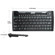 AZiO KB178RT Mini Thumb Keyboard, 2.4GHz Wireless RF Technology: Picture 1 thumbnail