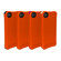 Ballistic Life Style Smooth Case for iPhone 4/4S - Orange - with Bumpers: Picture 3 thumbnail