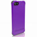 Ballistic Life Style Smooth Case for iPhone 5/5s, with 4 Lime Green/Pink/Charcoal Gray/Teal Bumpers, Purple: Picture 1 thumbnail
