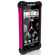 Ballistic Shell Gel (SG) Case for Motorola Droid Razor - Black/Pink: Picture 2 thumbnail