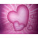 Belle Drape Scenic Series, 10x12' Painted Muslin Background, Style #918. Color: Pink Hearts: Picture 1 thumbnail