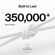 Belkin BoostCharge Pro 15W USB-C to Lightning Braided Cable, White: Picture 4 thumbnail