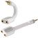 Belkin Speaker and Headphone Splitter Adapter, One 3.5mm Mini Plug to 2 Mini Jacks, White.: Picture 3 thumbnail