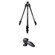 Manfrotto 055CX3 CF Tripod-3 Section with Manfrotto 324RC2 Lightweight Adapto Technopolymer Body Joystick Head with Quick Release, Dark Gray: Picture 3 thumbnail