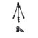 Manfrotto 055CXPRO4 Tripod-4 Section with Manfrotto 324RC2 Lightweight Adapto Technopolymer Body Joystick Head with Quick Release, Dark Gray: Picture 3 thumbnail