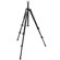 Manfrotto 055XB Black Tripod, with Manfrotto 501HDV Pro Video Fluid Head, & Tapered Tripod Bag, Max. Height 74", Supports 13 lbs.: Picture 1 thumbnail