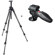 Manfrotto 190CXPRO3 3 Section Carbon Fiber Pro Tripod, with Manfrotto 324RC2 Lightweight Adapto Technopolymer Body Joystick Head: Picture 3 thumbnail