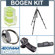 Manfrotto 190XB 3 Section Black Aluminum Tripod Kit, with Manfrotto 322RC2 Head, Adorama Deluxe Tripod Case, Double Bubble Level, Tripod Hanger: Picture 5 thumbnail