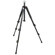 Manfrotto 190XB 3 Section Black Aluminum Tripod Kit, with Manfrotto 322RC2 Head, Adorama Deluxe Tripod Case, Double Bubble Level, Tripod Hanger: Picture 1 thumbnail