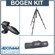 Bogen Manfrotto 190XB 3 Section Black Aluminum Tripod Kit, with 324RC2 Lightweight Adapto Technopolymer Body Joystick Head & Adorama Tripod Case: Picture 4 thumbnail