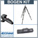 Manfrotto 190XB 3 Section Black Aluminum Tripod Kit, with Manfrotto 327RC2 Lightweight Magnesium Body Joystick Head, & Adorama Tripod Case: Picture 4 thumbnail
