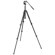 Manfrotto 190XB 3 Section Black Aluminum Tripod with 700RC-2 Mini Video Head with RC2 Quick Release & Tripod Bag, Maximum Height 61", Supports 5 lbs.: Picture 1 thumbnail
