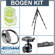 Manfrotto 190XPROB 3 Section Black Aluminum Pro Tripod Kit, with Manfrotto 486RC2 Head, Adorama Deluxe Tripod Case, Double Bubble Level, Tripod Hanger: Picture 5 thumbnail