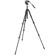 Manfrotto 190XWNB 3 Section Black Aluminum Wilderness Tripod Legs with 128RC (3130) Micro Fluid QR Head, Max Load: 8.9 lb., Max Height 62": Picture 3 thumbnail