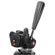 Manfrotto 293 Aluminum 3 Section Tripod with Quick Release 3 Way Head, Max Height 61", Supports 8 lbs.: Picture 6 thumbnail