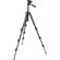 Manfrotto 293 Aluminum 4 Section Tripod with Quick Release 3 Way Head, Max Height 57", Supports 8 lbs.: Picture 2 thumbnail