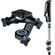 Manfrotto Professional 3 Section Chrome Monopod 681 with 3025 3D Junior Head: Picture 3 thumbnail