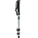 Manfrotto Professional 3 Section Chrome Monopod 681 with 3025 3D Junior Head: Picture 1 thumbnail