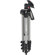 Manfrotto 393 Aluminum Tripod with Photo/Video Head, Quick Release, Max Height 55", Supports 5lbs., Gray: Picture 2 thumbnail