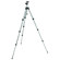 Manfrotto 394 Aluminum 4 Section Tripod with Quick Release Ball Head, Max Height 56", Supports 7 lbs., Gray: Picture 5 thumbnail