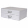 Bigso Birger Two Drawers Chest, White: Picture 2 thumbnail