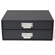 Bigso Two Drawers Chest, Dark Gray: Picture 1 thumbnail