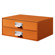 Bigso Birger Two Drawers Chest, Orange: Picture 2 thumbnail