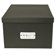 Bigso Gustav Video/CD/DVD Box, 9x6x11.75", Color: Dark Grey: Picture 1 thumbnail