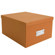 Bigso Gustav CD/DVD/Video Media Storage Box, 9x6x11.75", Color: Orange: Picture 2 thumbnail