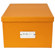 Bigso Gustav CD/DVD/Video Media Storage Box, 9x6x11.75", Color: Orange: Picture 1 thumbnail