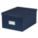Bigso Gustav CD/DVD/Video Media Storage Box, 9x6x11.75", Color: Navy: Picture 2 thumbnail