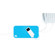 Bluelounge Cablebox Mini - Blue, with Surge Protector: Picture 2 thumbnail