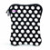 Built 9-10" E-Reader/Tablet Neoprene Sleeve, Big Dot Black & White: Picture 2 thumbnail