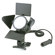 Bescor On-Camera Pro DC Video Light with 12v Cigarette Plug, 35w DC Bulb, 4-leaf Barn Door & Diffuser: Picture 2 thumbnail