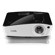 BenQ MX661 3D Ready DLP Projector, 3000 ANSI Lumens, 13000:1 Contrast Ratio, 4:3 Native Aspect Ratio, 1024x768 XGA Native Resolution, 210W Lamp: Picture 3 thumbnail