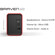 Braven 600 Portable Wireless Speaker/Speakerphone/Mobile Phone Charger, 33' Bluetooth Range, Moab Red: Picture 1 thumbnail