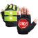 Brite Strike Traffic Safety Gloves, Large/X-Large, Black: Picture 3 thumbnail
