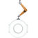 Bright Tangerine Support Arm: Picture 3 thumbnail