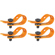 Bright Tangerine Loom Cable Tidy: Picture 1 thumbnail
