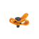 Bright Tangerine Loom Cable Tidy: Picture 4 thumbnail
