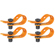 Bright Tangerine Loom Cable Tidy: Picture 1 thumbnail