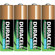 Duracell AA Rechargeable Batteries, 2450 mAh Nickel-Metal Hydride (NiMH), Pack of Four.: Picture 1 thumbnail