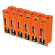 PowerPax Storacell by "AA" 12 Pack Battery Caddy, Orange - Holds 12 "AA" Batteries: Picture 1 thumbnail