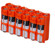 PowerPax Storacell by "AA" 12 Pack Battery Caddy, Orange - Holds 12 "AA" Batteries: Picture 2 thumbnail