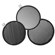 Bowens Set of 3 Disc Grids 1/8, 3/16, 1/4, for the General Purpose Reflector.: Picture 2 thumbnail