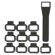 Bowens Cable Fixing Kit, Set of 10 Large Bands with Tool for the Hi Glide Rail System: Picture 2 thumbnail